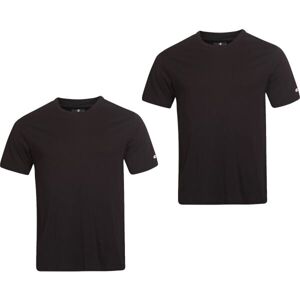 Champion 2PACK CREW-NECK Pánské tričko, černá, velikost S