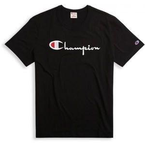 Champion CREWNECK T-SHIRT Pánské tričko, černá, veľkosť M