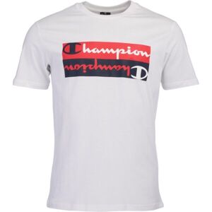 Champion GRAPHIC SHOP AUTHENTIC CREWNECK T-SHIRT Pánské tričko, bílá, velikost