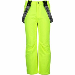 CMP KID SALOPETTE Světle zelená 128 - Dětské lyžařské kalhoty