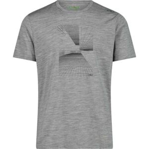 CMP T-SHIRT Pánské triko, šedá, velikost L