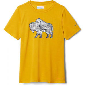 Columbia RANCO LAKE SHORT SLEEVE TEE žlutá L - Dětské triko