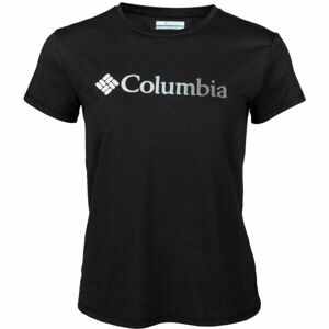 Columbia SUN TREK SS GRAPHIC TEE Tmavě modrá XS - Dámské triko