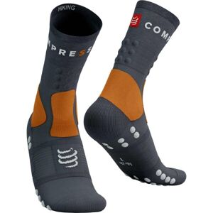 Compressport HIKING SOCKS Turistické ponožky, šedá, veľkosť T4