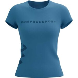 Compressport LOGO SS TSHIRT W Dámské tréninkové triko, bílá, velikost