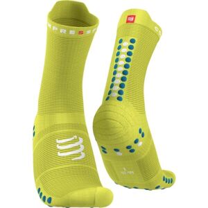 Compressport PRO RACING SOCK v4.0 RUN HIGH Běžecké ponožky, zelená, velikost T1