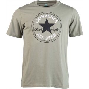 Converse CHUCK PATCH TEE šedá XL - Pánské tričko