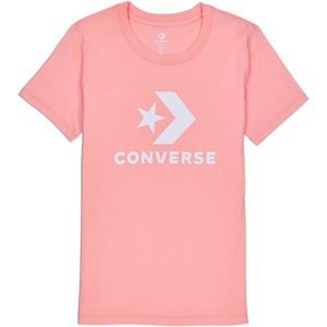 Converse STAR CHEVRON CORE SS TEE růžová M - Dámské triko