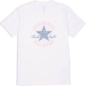 Converse CHUCK PATCH INFILL TEE Dámské tričko, bílá, velikost M