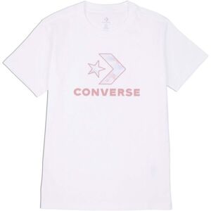 Converse SEASONAL STAR CHEVRON SS TEE Dámské tričko, bílá, velikost XL