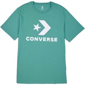Converse STANDARD FIT CENTER FRONT LARGE LOGO STAR CHEV SS TEE Unisexové tričko, světle zelená, veľkosť XL