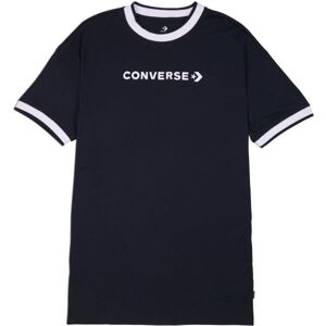 Converse WORDMARK TEE DRESS Dámské šaty, černá, veľkosť L