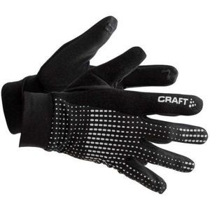 Craft BRILLIANT černá M - Funkční běžecké rukavice