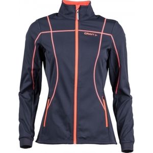 Craft BUNDA DISCOVERY W fialová L - Dámská softshellová bunda na běžecké lyžování