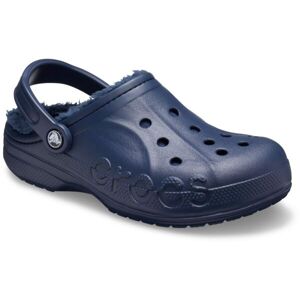 Crocs BAYA LINED CLOG Unisex pantofle, tmavě modrá, velikost 39/40