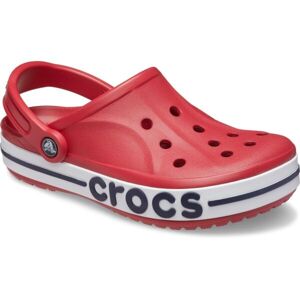 Crocs BAYABAND CLOG Unisex pantofle, červená, velikost 39/40
