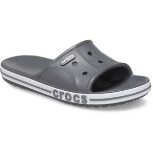 Crocs BAYABAND SLIDE Unisex pantofle, šedá, velikost 39/40