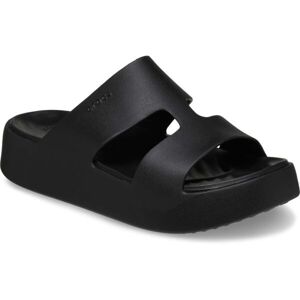 Crocs GETAWAY PLATFORM H-STRAP Dámské sandály, černá, velikost 37/38