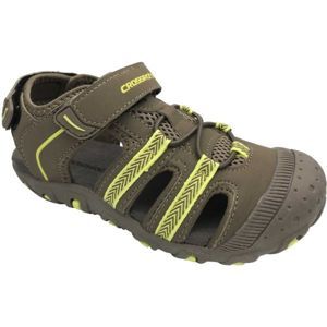 Crossroad MILL Dětské sandály, Černá,Tmavě zelená, velikost 32