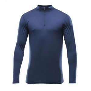 Devold BREEZE MAN HALF ZIP NECK modrá XL - Pánské funkční triko