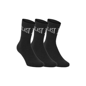 Everlast TENNIS EVERLAST SOCKS Sportovní vysoké ponožky, černá, veľkosť 39-42