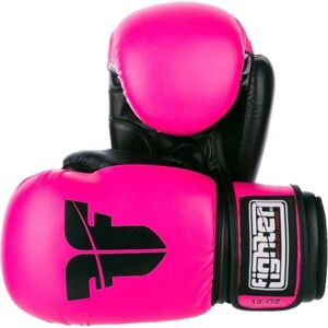 Fighter BASIC 10 OZ Boxerské rukavice, růžová, velikost 10