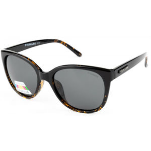 Finmark F2112 Polarizační sluneční brýle, Černá,Hnědá,Stříbrná, velikost
