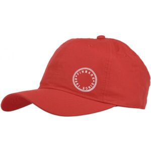 Finmark SUMMER CAP Letní baseballová čepice, červená, velikost