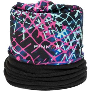 Finmark FSW-245 Dívčí multifunkční šátek s fleecem, růžová, velikost UNI