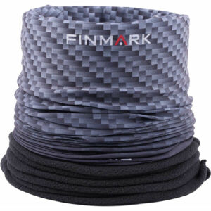 Finmark FSW-114 Multifunkční šátek, Tmavě šedá,Černá, velikost