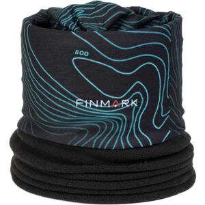 Finmark FSW-237 Multifunkční šátek s fleecem, tmavě šedá, velikost os