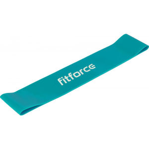 Fitforce EXEBAND LOOP SOFT Posilovací guma, Tyrkysová,Bílá, velikost