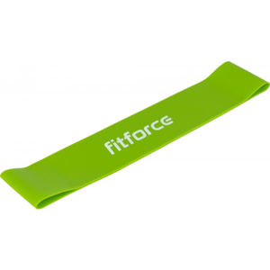 Fitforce EXEBAND LOOP SOFT Posilovací guma, světle zelená, velikost
