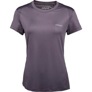 Fitforce KIELO Dámské fitness triko, šedá, veľkosť XS