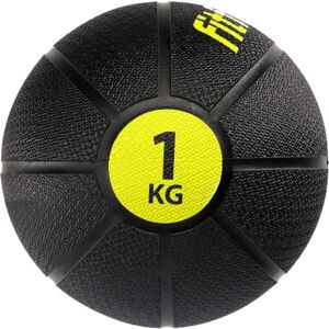 Fitforce MEDICINE BALL 1 KG Medicinbal, černá, veľkosť 1 KG