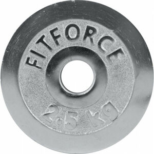 Fitforce PLC 2,5 KG x 30 MM Nakládací kotouč, stříbrná, veľkosť 2,5 KG