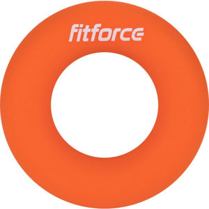 Fitforce RINGGRIP HARD Posilovací kolečko, oranžová, velikost NS