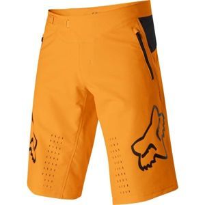 Fox DEFEND SHORT oranžová 40 - Pánské cyklo šortky