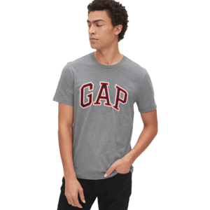 GAP BASIC ARCH Pánské tričko, černá, veľkosť L