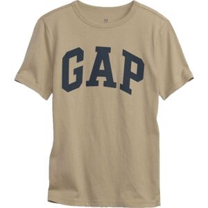 GAP V-FRC BASIC LOGO ARCH TEE Chlapecké tričko, béžová, velikost L