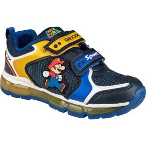 Geox J ANDROID BOY Chlapecké volnočasové boty, tmavě modrá, velikost 29