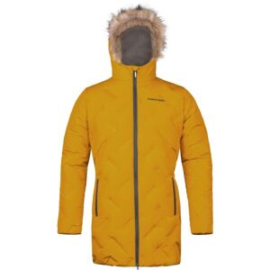 Hannah LILIAN Dámský peřový kabát, žlutá, velikost 36