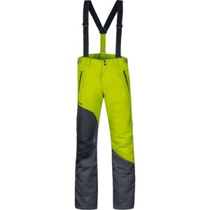 Hannah MENIR Pánské lyžařské kalhoty, reflexní neon, velikost M