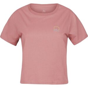 Hannah ELIN Dámské bavlněné triko, růžová, velikost