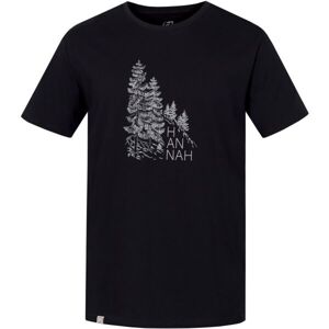 Hannah Pánské tričko Pánské tričko, černá, velikost L
