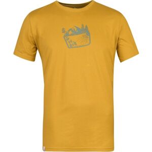 Hannah RAVI Pánské tričko, žlutá, velikost XL