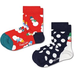 HAPPY SOCKS SNOWMAN 2P Dětské ponožky, mix, velikost 24-26