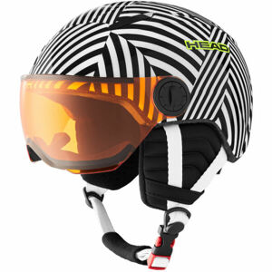 Head MOJO VISOR Chlapecká lyžařská helma, černá, veľkosť (52 - 56)