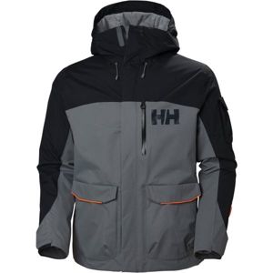 Helly Hansen FERNIE 2.0 JACKET šedá L - Pánská lyžařská/snowboardová bunda