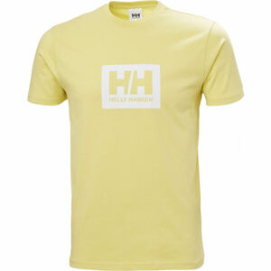 Helly Hansen HH BOX TEE Pánské triko, žlutá, velikost S